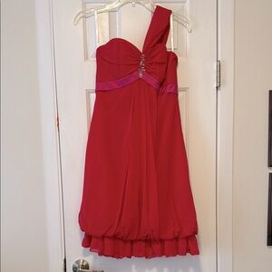 Sophia Tolli Vibrant Red Gown